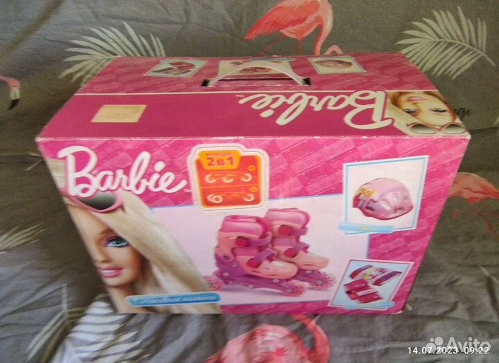 Ролики для девочки Barbie