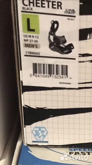 Крепления Gnu Cheeter р. M