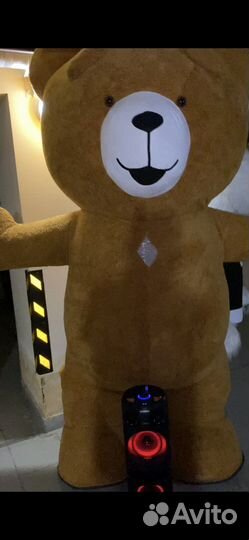 Плюшевый медведь 2.8 ростовая кукла