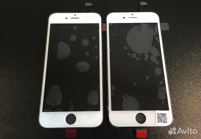 Дисплей Стекло iPhone 6 Plus Белый