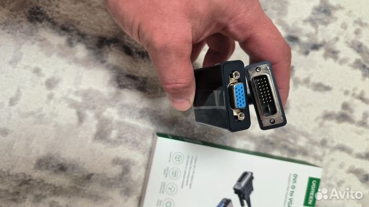 Переходник dvi-d на vga (d-sub)