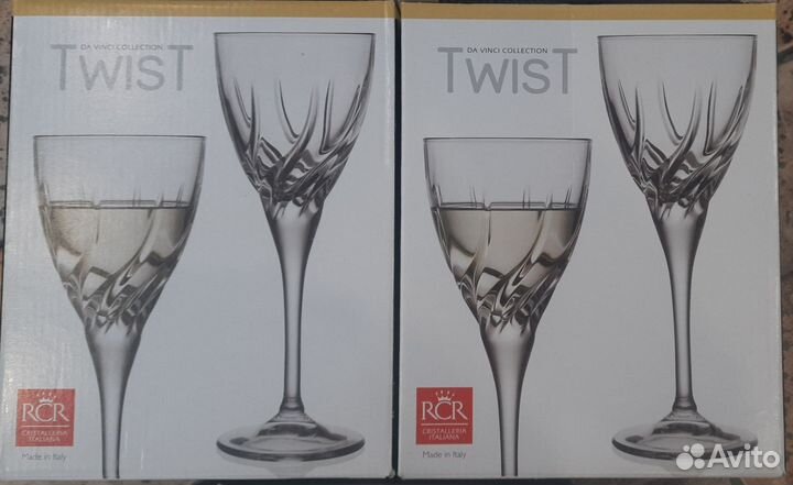 Набор хрустальных бокалов Twist