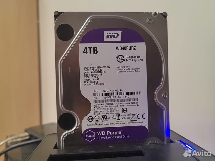 Продам HDD WD40purz