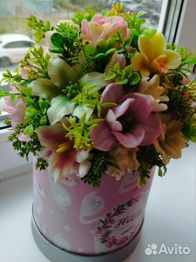 Букет из мыла ручной работы