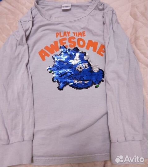 Комплект для мальчика с пайетками