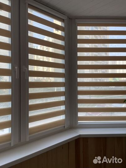 Рулонные шторы зебра