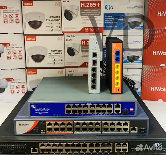 Poe коммутаторы 4х-8ми портовые