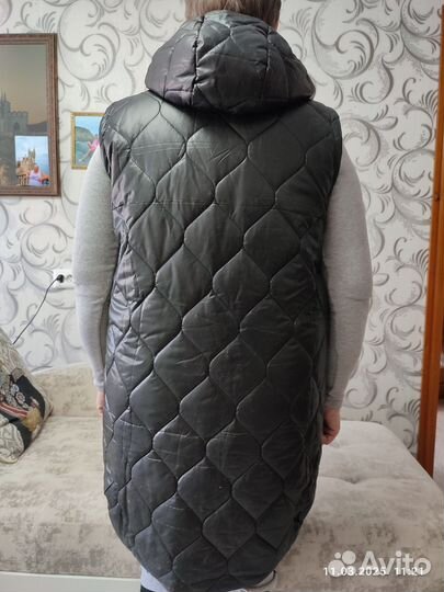 Жилет удлинённый 64-68 р- р