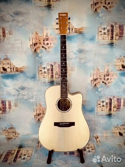 Гитара дредноут с чехлом