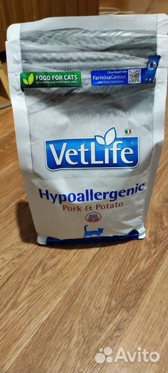 Сухой корм для кошек Farmina гипоаллергенный1,5кг