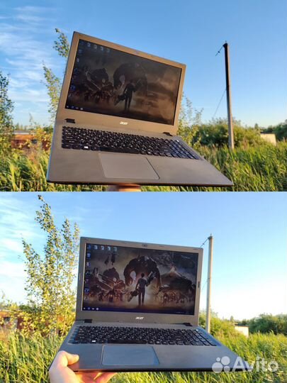 Мощный Ноутбук Acer /256ssd/8озу/W10про/держ.зар