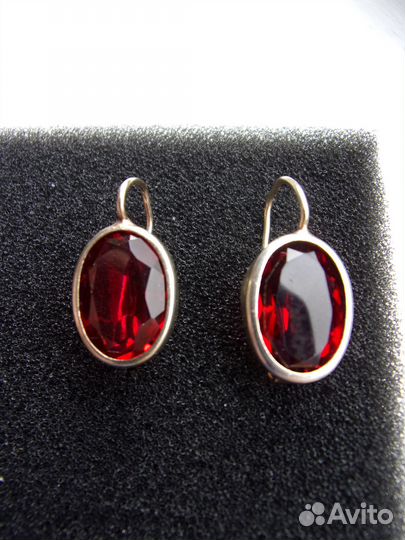Серебряные серьги винтаж, СССР