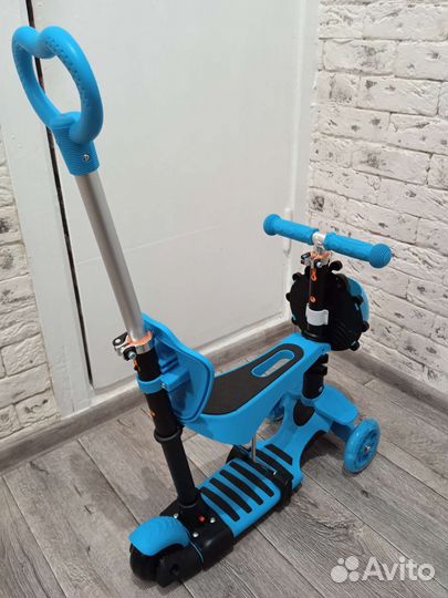 Самокат-беговел 5*1 Rich Новые