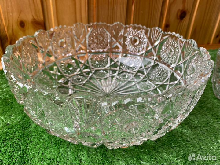 Хрусталь Чехия Салатники вазы СССР