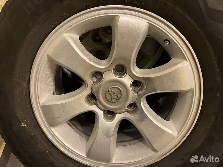 Диски на toyota land cruiser prado 120 265/65/17