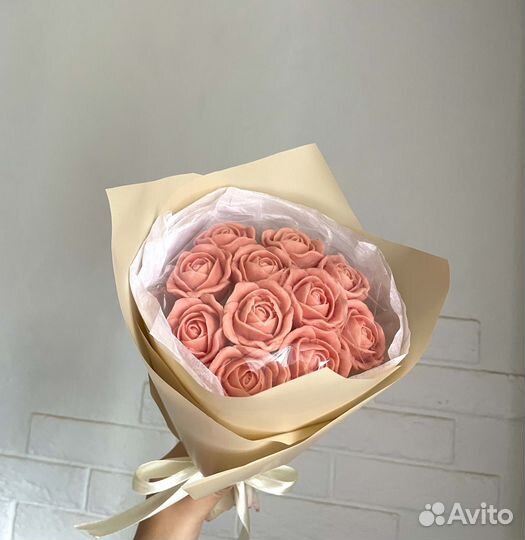 Букет из шоколадных цветов