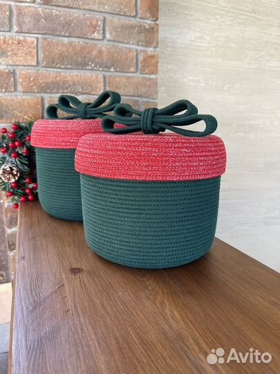 Корзина новогодняя, для подарка