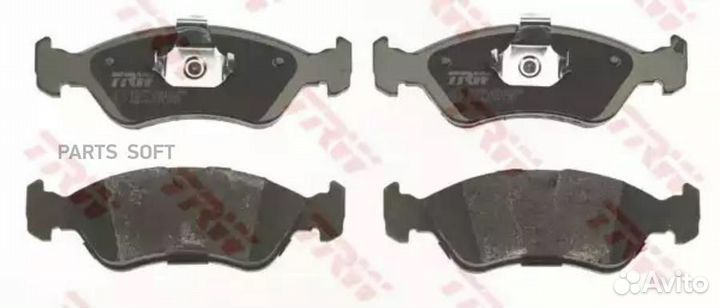 TRW GDB1300 Колодки торм.пер.opel Astra 1,6-1,8-2,0 8/94-,Vectra 2,0 8/94-11/95, 1,6-1,7-1,816V 10/9