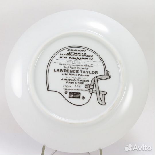 Тарелка Звезды Нац. футбольной лиги Лоуренс Тэйлор
