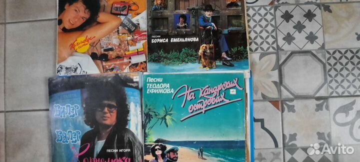 Пластинки виниловые