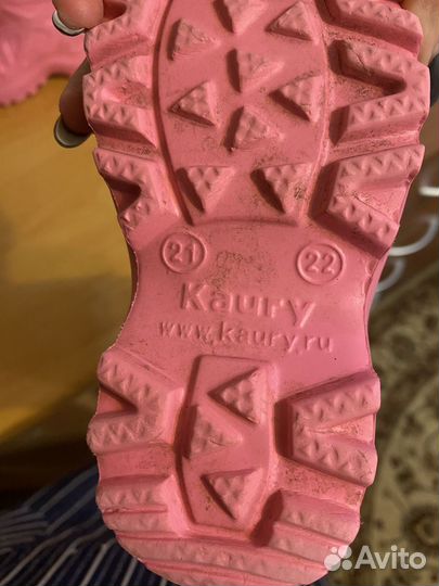 Детские резиновые сапоги 22 размер