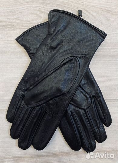 Перчатки женские кожаные