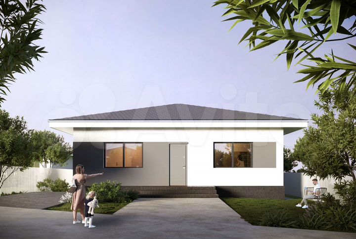 Дом 105 м² на участке 4 сот.