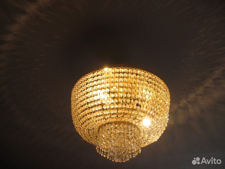 Люстра хрустальная Чехия