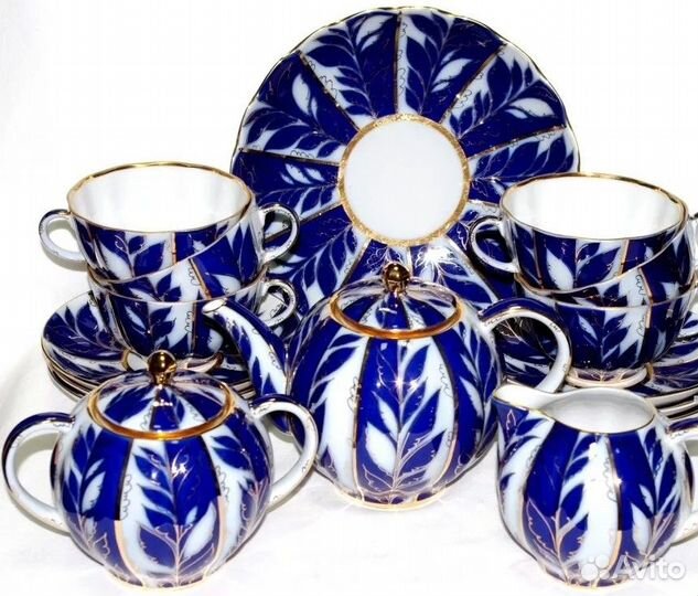 Сервиз чайный (21 предмет), лфз, 1990-00е