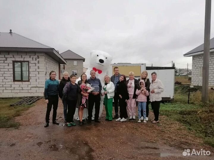 Белый мишка аниматоры