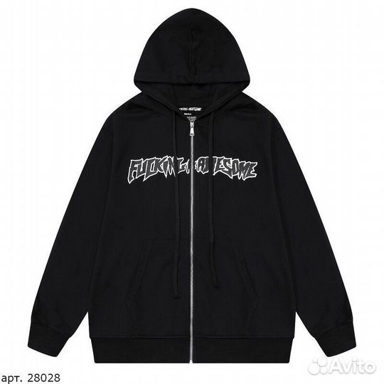 Худи Fucking Awesome Черное