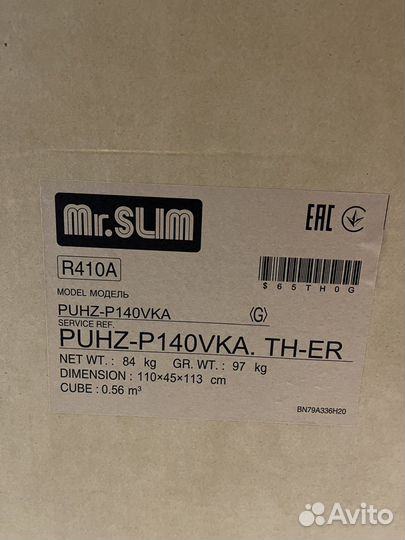 Mitsubishi Electric PLA-ZRP140BA/puhz-P140VKA