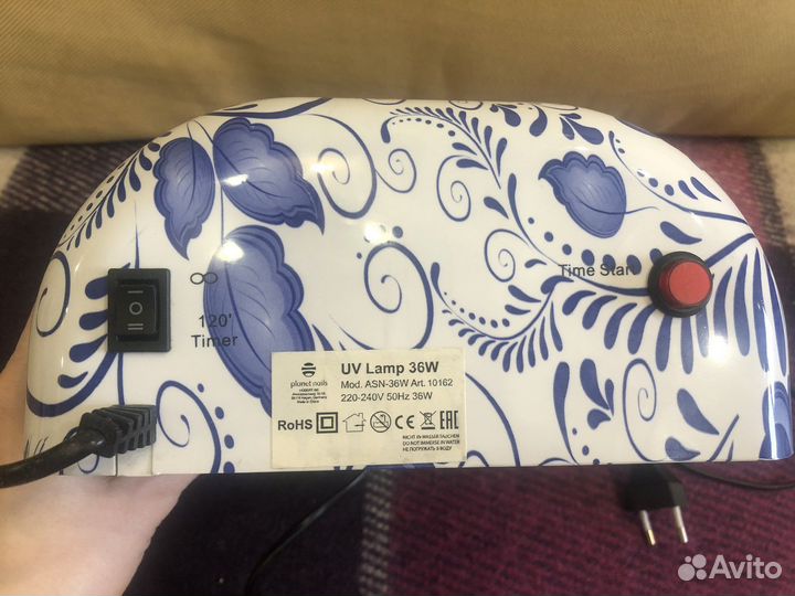 Лед лампа для маникюра гель лаком