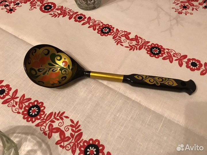 Ложка деревянная, расписная