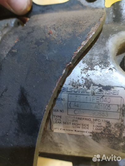 Компрессор кондиционера subaru impreza G11 2000