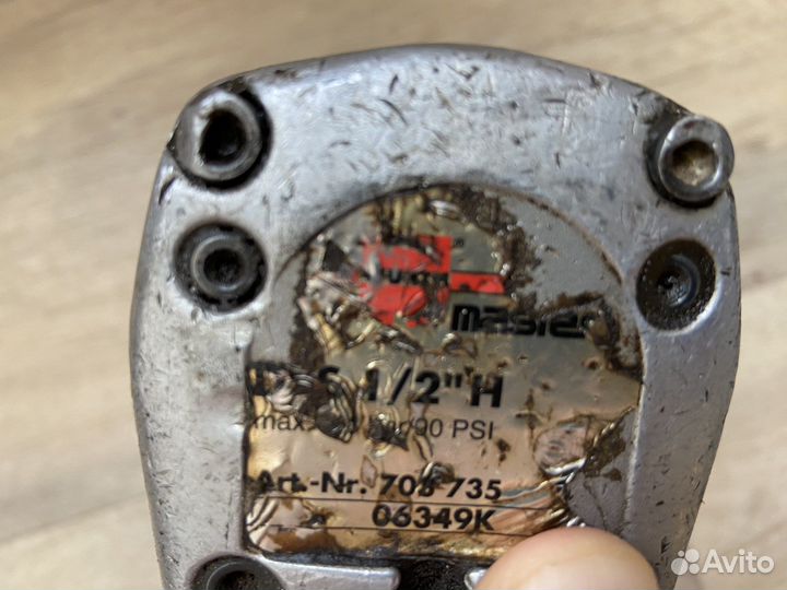 Пневмогайковерт wurth DSS 1/2'' H 