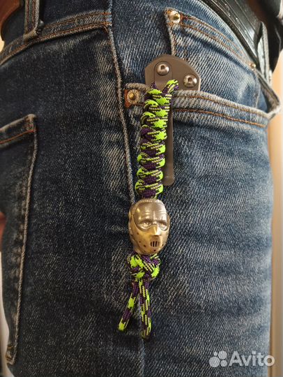 Темляк из паракорда с бусиной Ганнибал