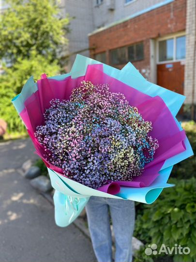 Цветы. Букет цветов. Гипсофила