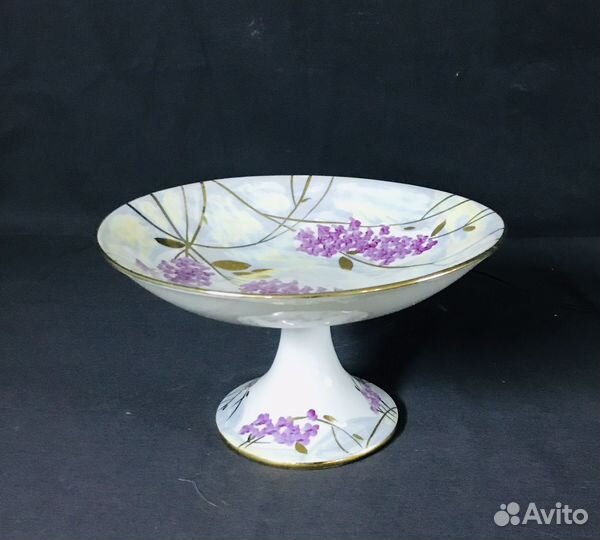 Ваза для фруктов Розовая сирень