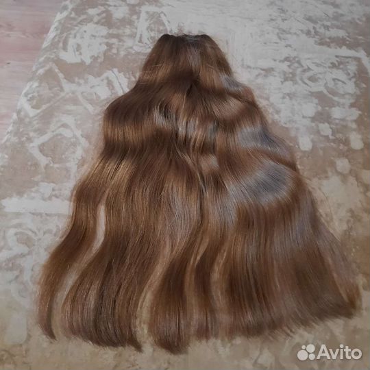 Хвост из натуральных волос