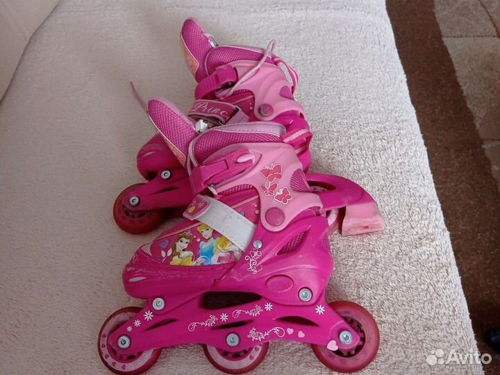 Роликовые коньки детские раздвижные