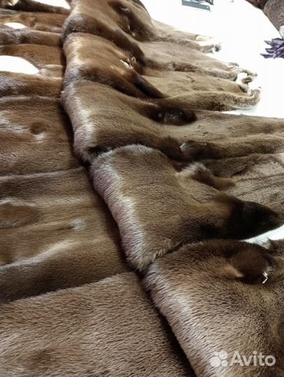 Натуральный мех выдры, шкруки