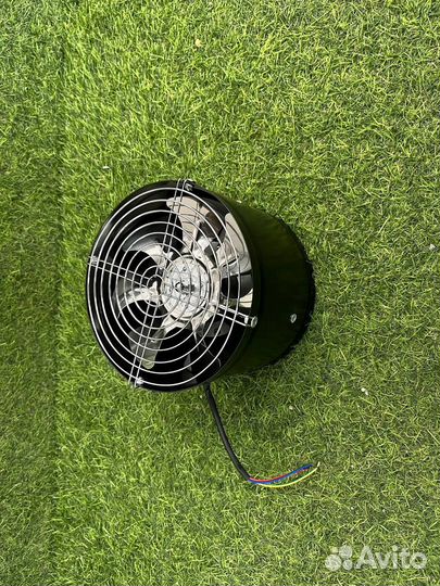 Односторонний вытяжной вентилятор с сеткой, 200мм