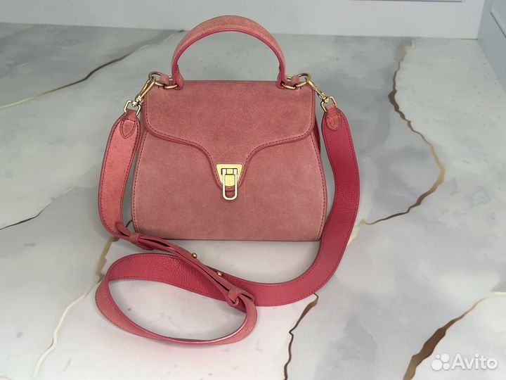 Сумка кросбоди Coccinelle Marvin suede Оригинал