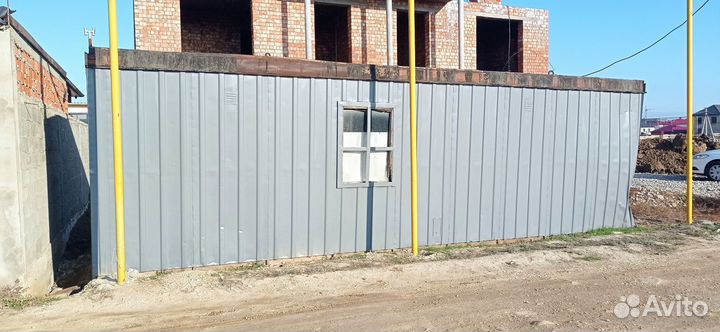 Вагончик бытовка строительная с электричеством