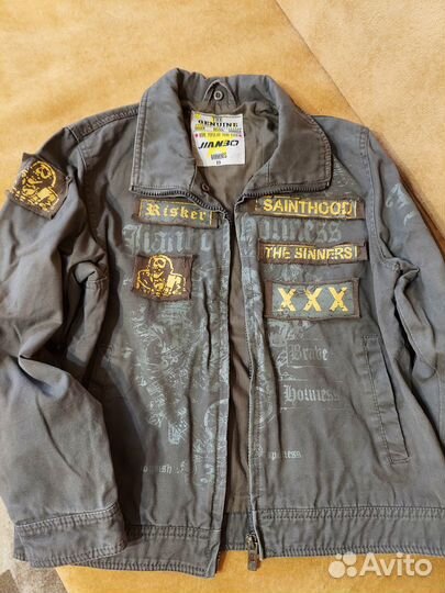 Коттоновый пиджак на мальчика рост 140 см