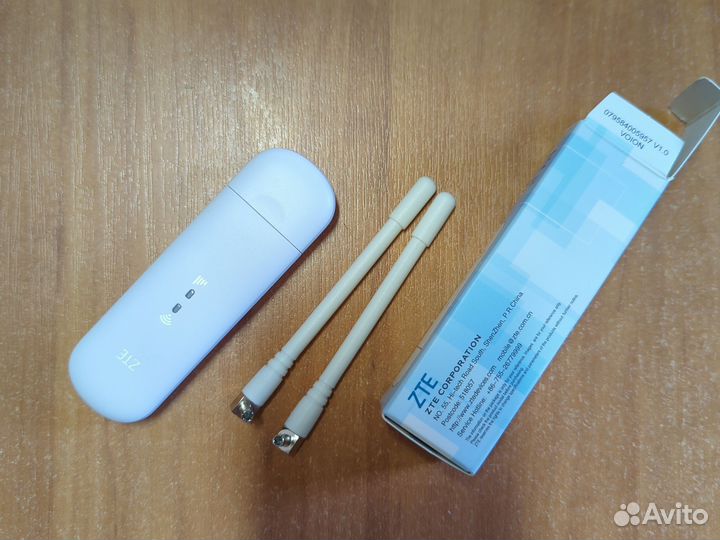 WiFi Роутер ZTE 79RU + 2шт Mini Антенны TS9
