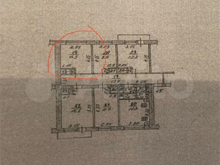 Комната 11,3 м² в 5-к., 3/5 эт.