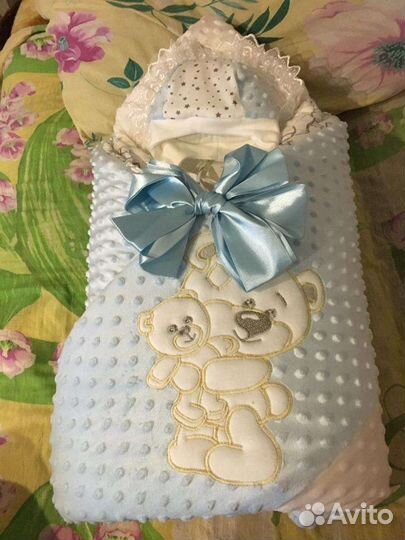 Конверт - одеяло на выписку. Зима