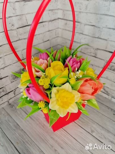 Букеты из мыла ручной работы